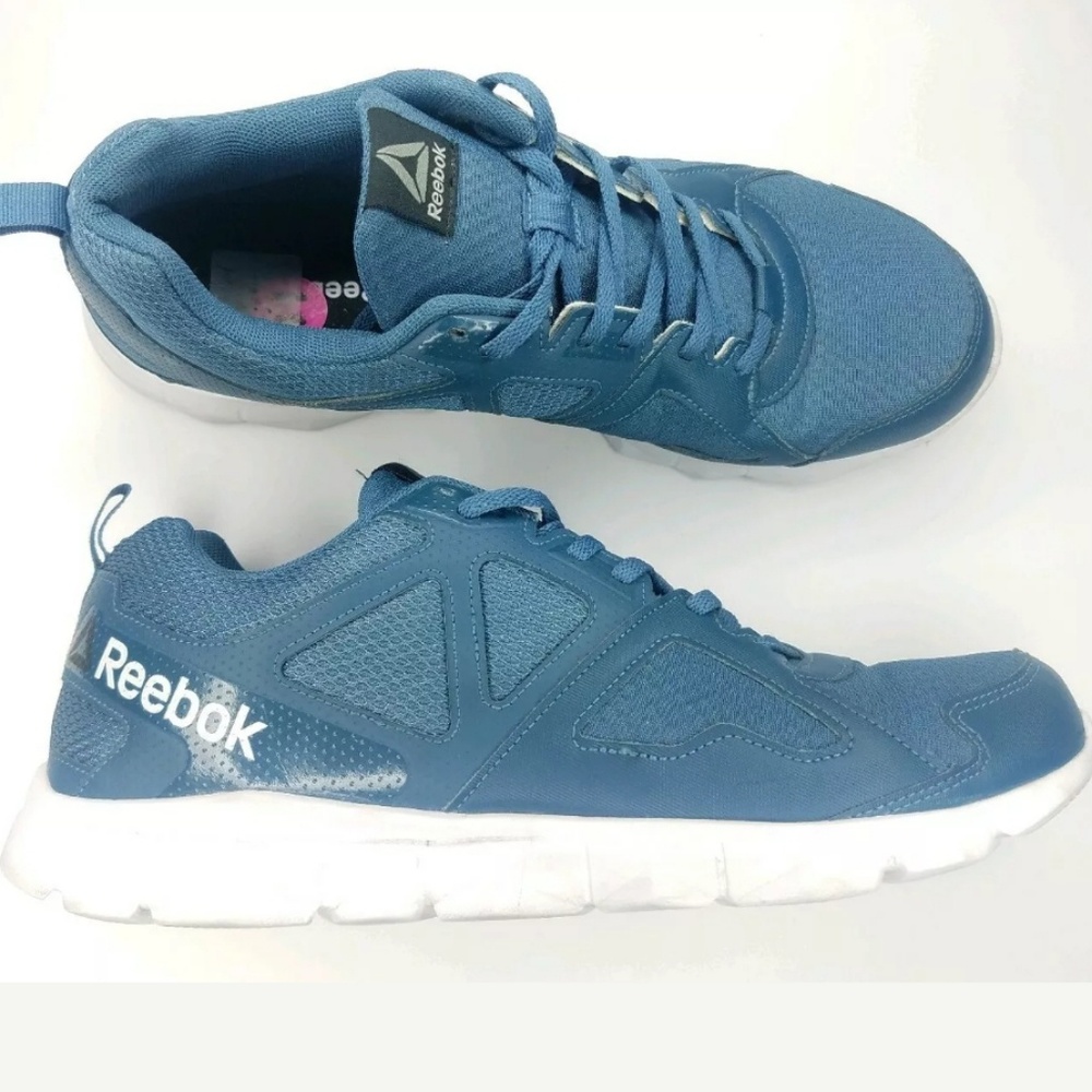 Mens Reebok Memory Foam running shoes Color Blue